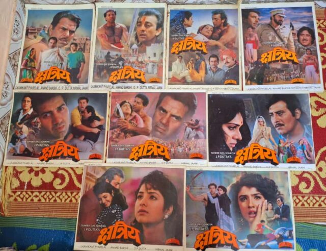 kshatriya Bollywood movie lobby cards