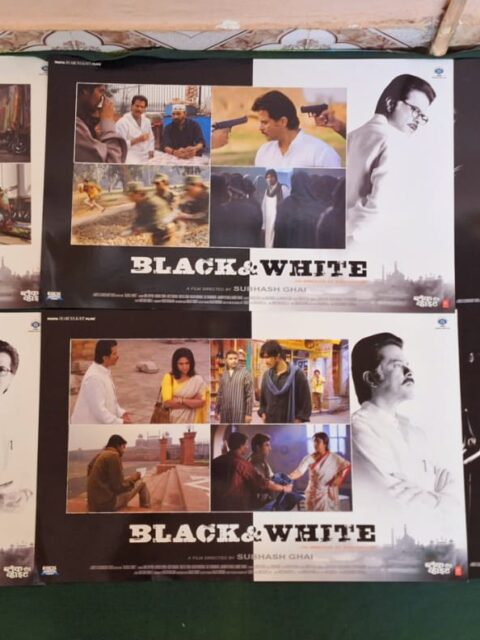 BLACK&WHITE Bollywood movie lobby cards