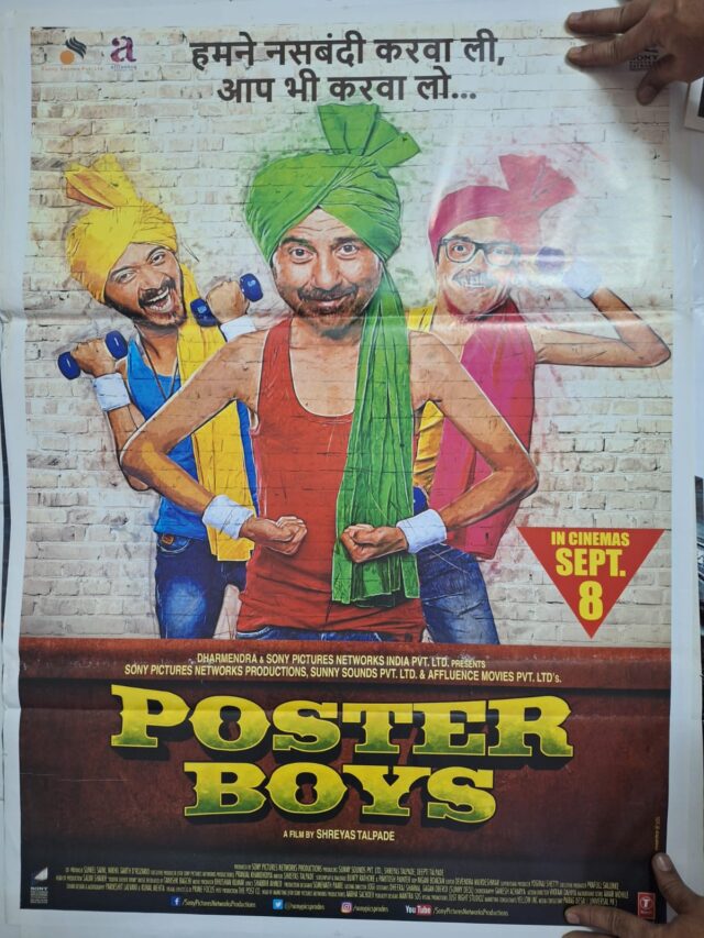 POSTER BOYS BOLLYWOOD MOVIE POSTER
