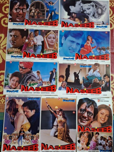 NASEEB Bollywood movie lobby cards
