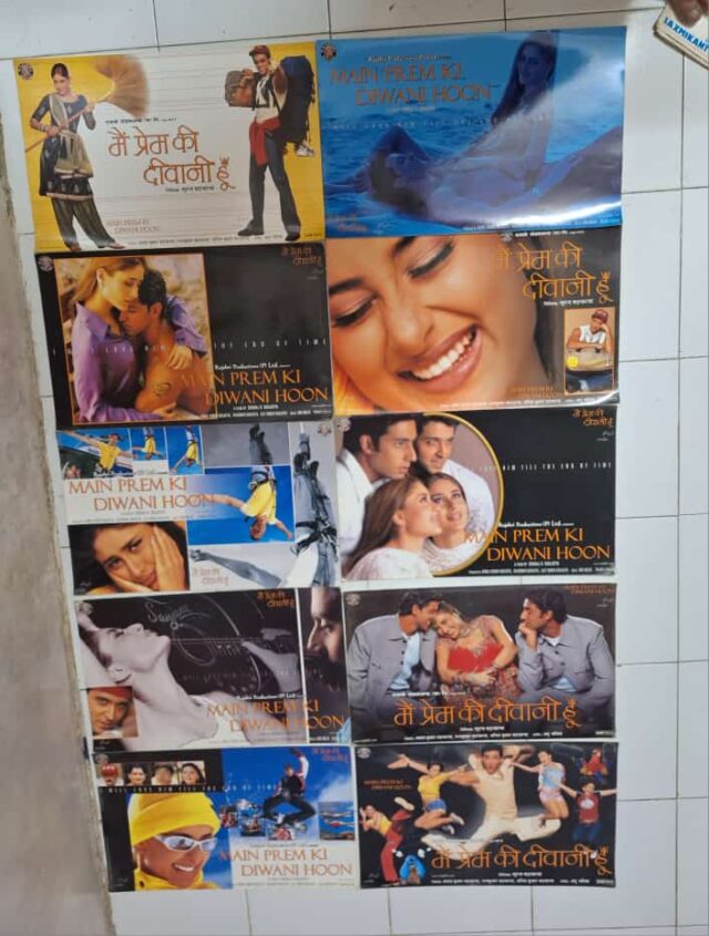MAIN PREM KI DIWANI HOON Bollywood movie lobby cards