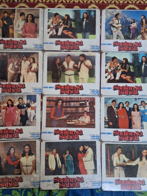 SAAJAN KI SAHELI Bollywood movie lobby cards