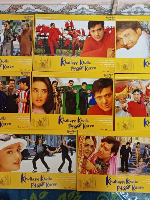 KHULLAM KHULLA PYAAR KAREN Bollywood movie lobby cards