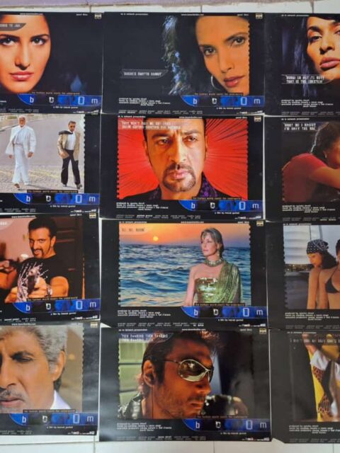 BOOM Bollywood movie lobby cards