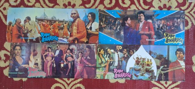 RAM BHAROSE Bollywood movie lobby cards