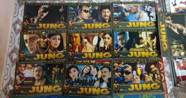 JUNG Bollywood movie lobby cards